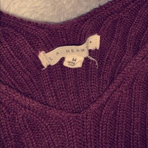 A crop flared shirt .